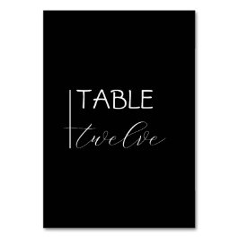 Tarjeta De Mesa Minimalista moderno
