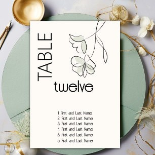 Tarjeta De Mesa Minimalista y moderno aroma y fango