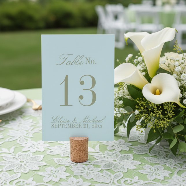 Tarjeta De Mesa Modern Script Citrus Blue Formal Wedding (Number
Set the dinner tables of your big day with this Modern Script Citrus Blue Table Number!)