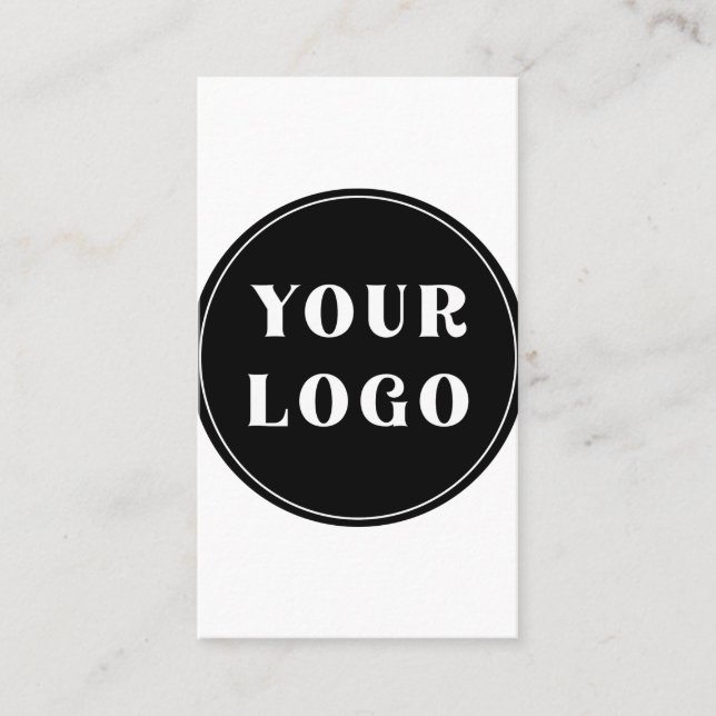 Tarjeta De Mesa Moderna, elegante, elegante y Personalizable (Anverso)