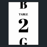 Tarjeta De Mesa Moderno Boda de Monograma Blanco y Negro Minimalis<br><div class="desc">Diseño moderno de monograma minimalista en blanco y negro. Un diseño único que utiliza elementos contemporáneos y tipografía. Un diseño sencillo y elegante en blanco y negro. Un diseño moderno y elegante de mesas bodas con elementos contemporáneos. También hay disponibles invitaciones de boda coincidentes y otros artículos de papelería. Personalizar...</div>