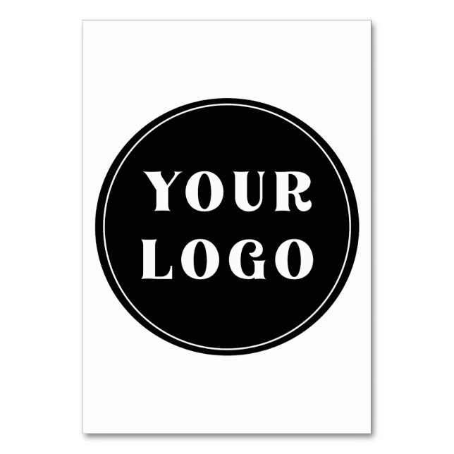 Tarjeta De Mesa Moderno, elegante, con estilo y personalizable (Anverso)