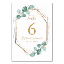 Moderno Eucalyptus Watercolor Gold Script Boda