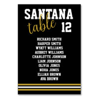 Moderno gráfico de asientos para Bodas deportivos