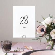 Moderno Personalizado Boda blanco negro elegante