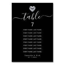 Moderno y simple Boda de tipografía de corazón pla