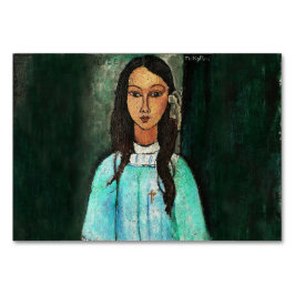 Tarjeta De Mesa Modigliani Alice Bella Artes Vintage