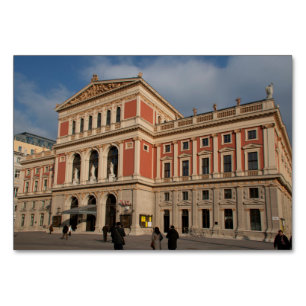 Tarjeta De Mesa Musikverein, Wien Österreich