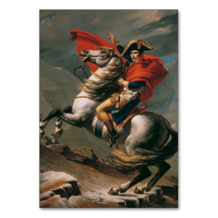 Tarjeta De Mesa Napoleón con Caballo, Batalla del Paso de San Bern