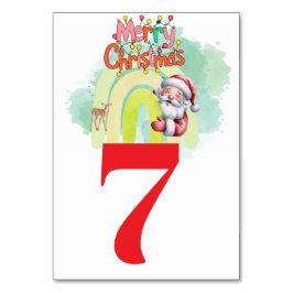 Tarjeta De Mesa Navidad