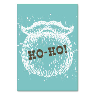 Tarjeta De Mesa Navidades Ho-Ho Holiday Santa Noel