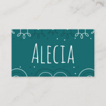 Navidades Verde azulados divertidos