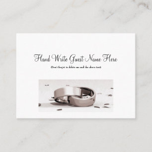 Tarjeta De Mesa Negro entrelazado los señores de los anillos -