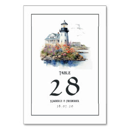 Tarjeta De Mesa Newport, Rhode Island Destination Wedding