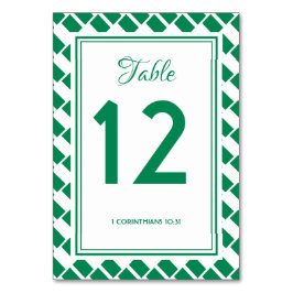 Tarjeta De Mesa NIGERIA FLAG Banquet Celebración Boda Moderno