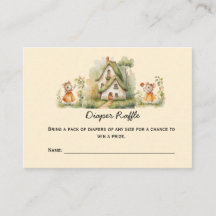 Niña pequeña ratona Baby Shower Diaper Raffle