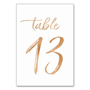 Tarjeta De Mesa No. 13 de la tabla
