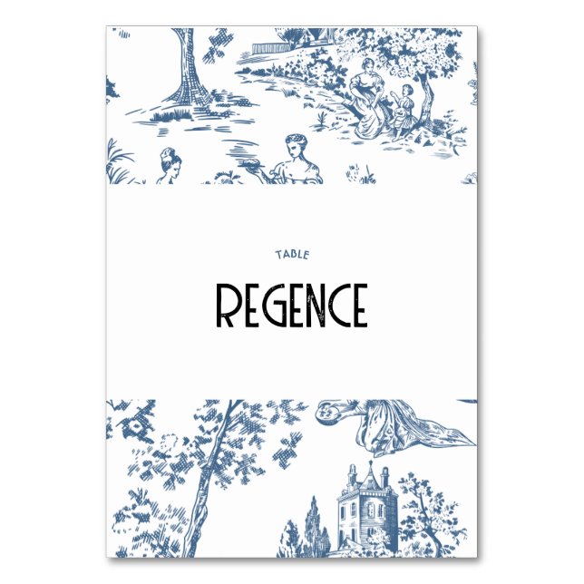 Tarjeta De Mesa Nom de table - Victoria (Anverso)