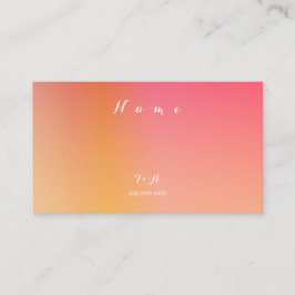 Tarjeta De Mesa Nombre de ómbre de conjunto de sol simple Boda