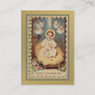 Tarjeta De Mesa Novena de Navidad de San Andrés Virgen María Jesús