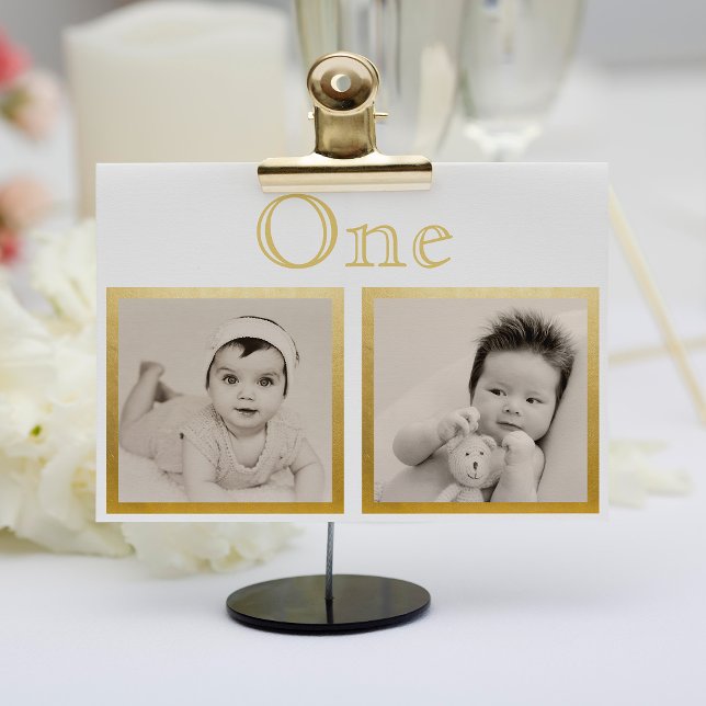 Tarjeta De Mesa Novia Groom Personalizado Age Gold Table Number (Subido por el creador)