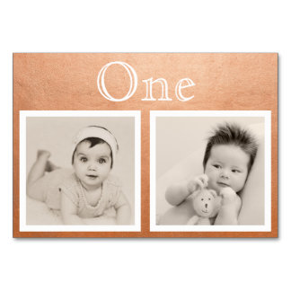 Tarjeta De Mesa Novia Groom Personalizado Edad Rosa Número de tabl