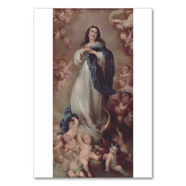 Tarjeta De Mesa Nuestra Señora de la Inmaculada Concepción Arte (Anverso)