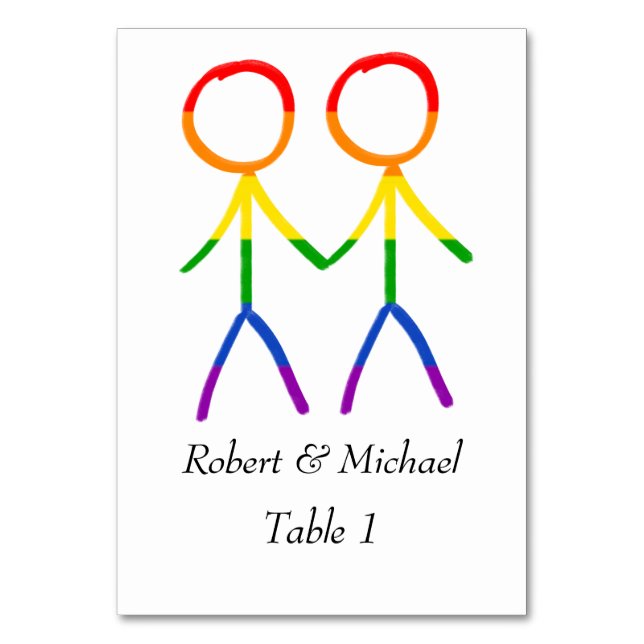 Tarjeta De Mesa Nuestro número de tabla (Anverso)