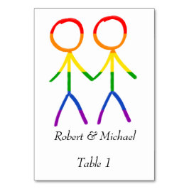 Tarjeta De Mesa Nuestro número de tabla