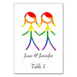 Tarjeta De Mesa Nuestro número de tabla