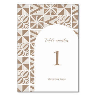 Tarjeta De Mesa Nuku'alofa