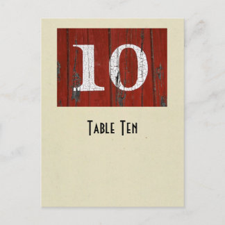 Tarjeta de mesa número de foto 10