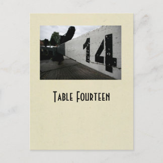 Tarjeta de mesa número de foto 14