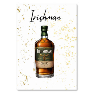 Tarjeta De Mesa Número de tabla de Boda de Irishman