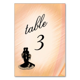 Tarjeta De Mesa Número de tabla de cada Boda lésbico