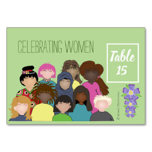 Tarjeta De Mesa Número de tabla de eventos de empoderamiento de la