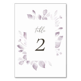 Tarjeta De Mesa Número de tabla de follaje de sueño