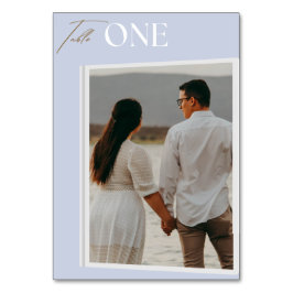 Tarjeta De Mesa Número de tabla de fotos del tema del boda