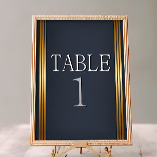 Tarjeta De Mesa Número de tabla de la cena de cumpleaños de Hibach