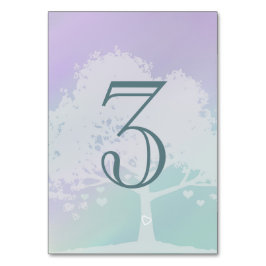 Tarjeta De Mesa Número de tabla de la Fábrica de la Moneda de Lava