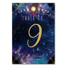 Tarjeta De Mesa Número de tabla de la fase celestial de la luna
