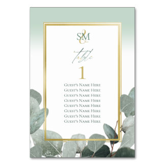 Tarjeta De Mesa Número de tabla de la tabla de asientos del boda E