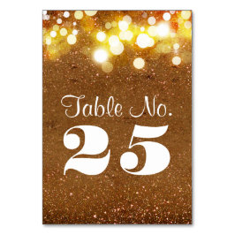 Tarjeta De Mesa Número de tabla de luces de cadena de sondeo del p