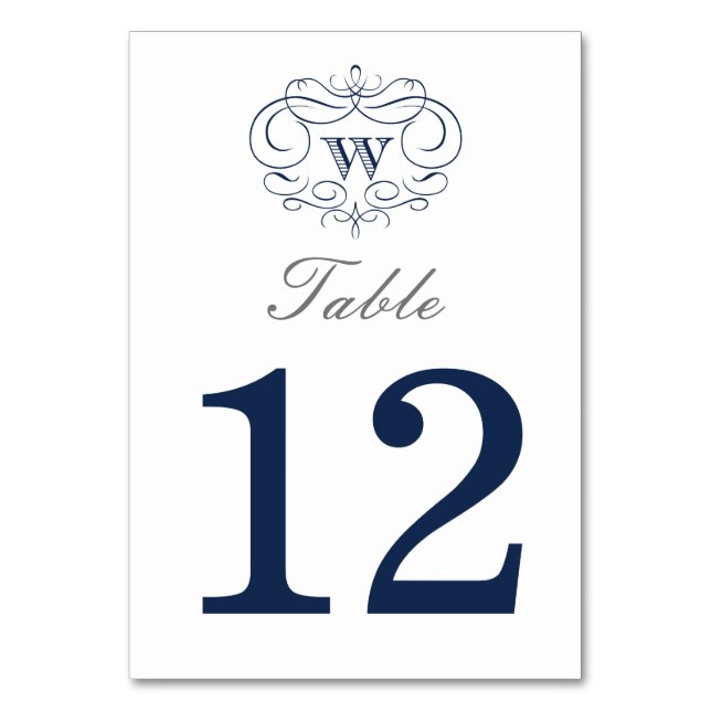 Tarjeta De Mesa Número de tabla de marco de desplazamiento (Anverso)