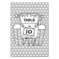 Número de tabla de tractores de casamiento de país