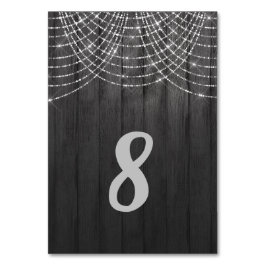 TARJETA DE MESA NÚMERO MODERNO DE TABLA DE LA LUZ DE LA VINTAJE RÚ