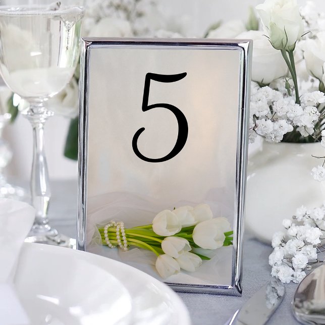 Tarjeta De Mesa Números de la mesa de bodas de primavera de los tu (Subido por el creador)