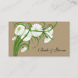 Tarjeta De Mesa Números de mesa de boda vintage flores Gerber Dais
