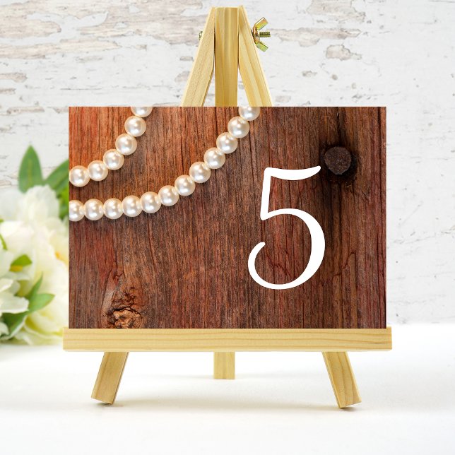 Tarjeta De Mesa Números de tabla de Bodas en el establo de las per (Subido por el creador)