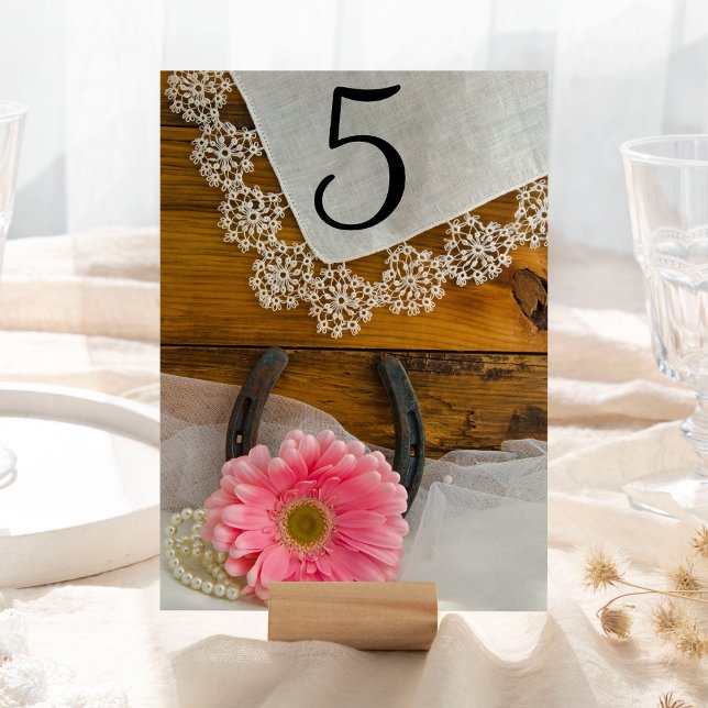 Tarjeta De Mesa Números de tabla de Bodas occidentales de margarit (Subido por el creador)